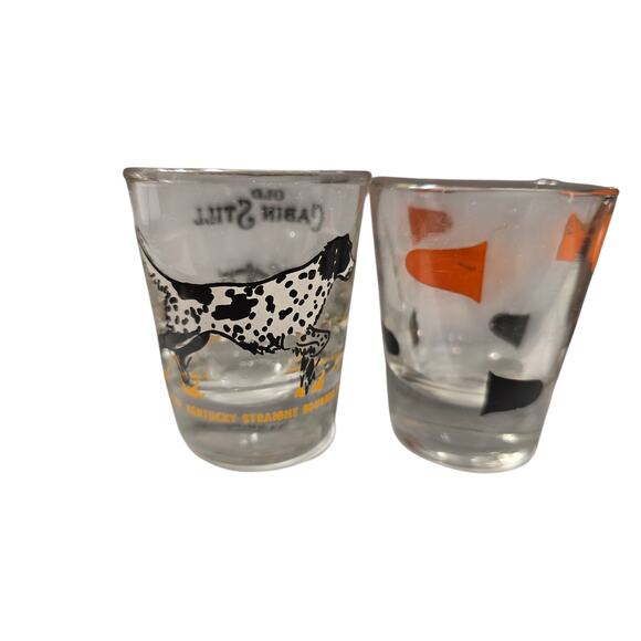 2 Shot glasses, Old Cabin Still and MCM Atomic - Picture 3 of 5